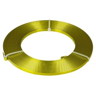 Vázací pásek alu. - 1 x 5 mm, 10 m, limetkový