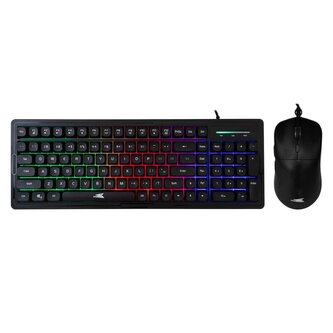 Baracuda ORCA herní set membránová klávesnice a myš, US layout, černá (BGC-011)