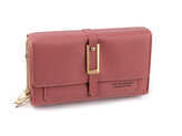 Kabelka / dokladovka / peněženka 20x11 cm - 1 ks - 2 starorůžová