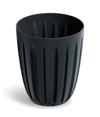 Květináč WARIO ECO WOOD - antracit ECO 13,7 cm
