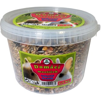 Domácí mazlíček - Zakrslý králík 1,7 kg, kbelík"