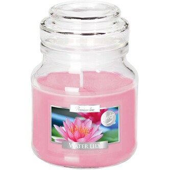 Svíčka vonná - sklo s pokl. 120 g, leknín