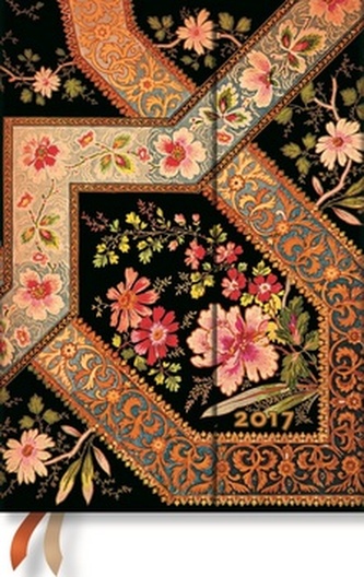 Diář Filigree Floral Ebony 2017 HOR