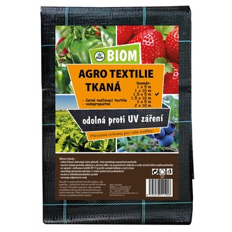 Agro textílie tkaná černá 1,5 x 5 m"