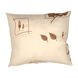 Dadka Povlak na polštář bavlna Ibišek banánový 50x70 cm