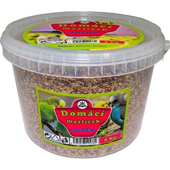 Domácí mazlíček - Andulka 2 kg, kbelík"