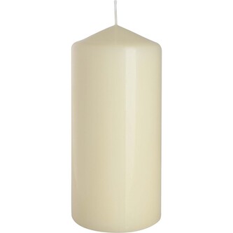 Svíčka válec 7 x 15 cm, sl. kost