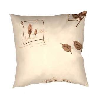 Dadka Povlak na polštář bavlna Ibišek banánový 40x40 cm