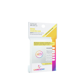 Gamegenic: MATTE Mini American-Sized Boardgame Sleeves 44 x 67 mm