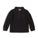 Tričko chlapecké POLO bavlněné s dlouhým rukávem, Minoti, SCOUT 6, antracit - 110/116