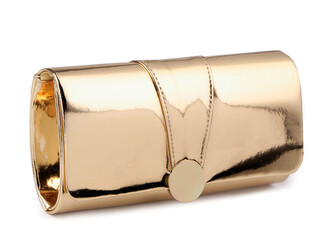 Kabelka - psaníčko zrcadlový efekt - 1 ks - 1 zlatá