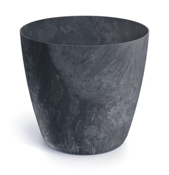 Květináč MATE BETON EFFECT - antracit 23,8 cm