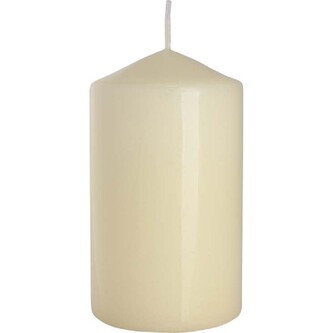 Svíčka válec 7 x 12 cm, sl. kost