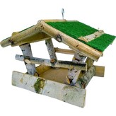 Krmítko pro ptactvo 35 x 30 x 22 cm, tráva