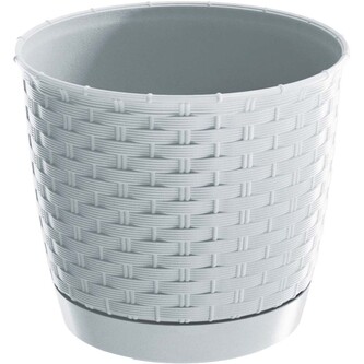 Květináč RATOLLA ROUND - bílý 16,5 cm