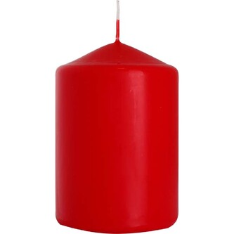 Svíčka válec 7 x 10 cm, červená
