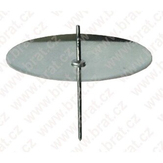 Bodec na svíčku - 36 ks, 5 cm, stříbrný