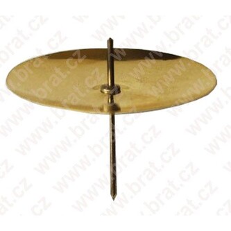 Bodec na svíčku - 36 ks, 5 cm, zlatý