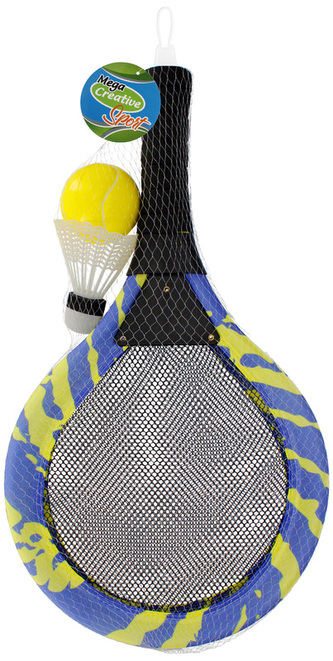 Rakietki plażowe + akcesoria 24x42x5, Mega Creative