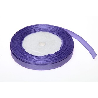 Satén stuha 1 cm, 23 m, fialka