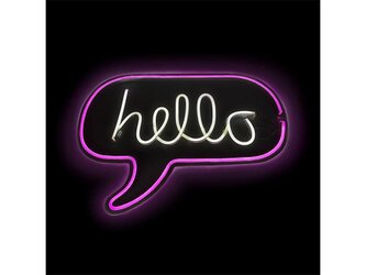 Lampa nástěnná 2KIDS TOYS Neon Hello