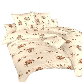 Dadka Povlečení bavlna Ibišek banánový 240x200, 2x70x90 cm