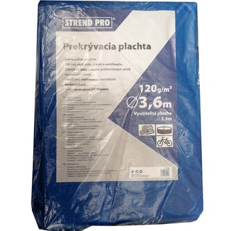 Bazénová plachta s oky, d 3,6 m, modrá, UV