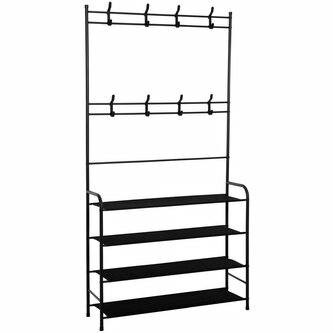 HA7458 VĚŠÁK NA ODĚVY S POLIC