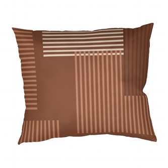 Dadka Povlak na polštář bavlna Patrik hnědý 40x50 cm