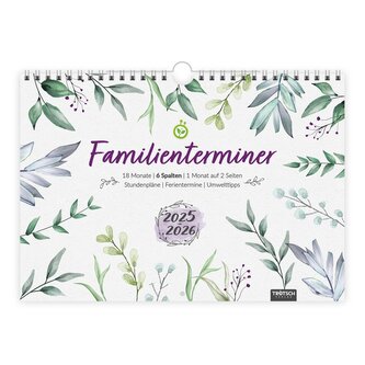 Trötsch Familienterminer Natur für 18 Monate 2025/2026