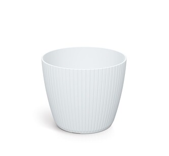 Květináč LAMIA - bílá 19,8 cm