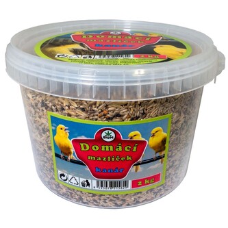 Domácí mazlíček - Kanárek 2 kg, kbelík"