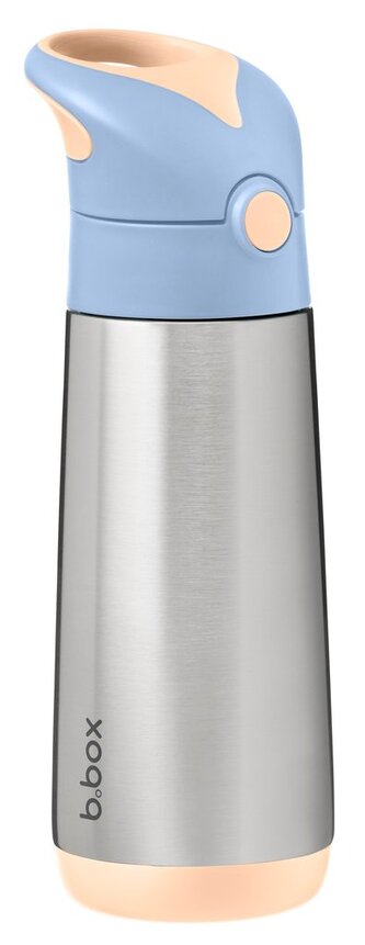 Termoska na pití s brčkem 500 ml  - broskvová Termoska na pití s brčkem 500 ml  - broskvová