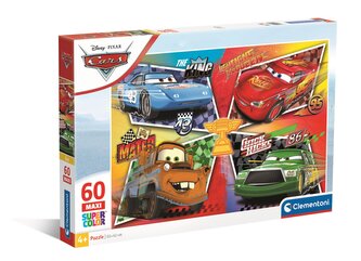 Puzzle 60 elementów. MAXI Super kolor. Cars Puzzle 60 elementów. MAXI Super kolor. Cars