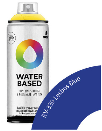 Farba w sprayu 400ml Waterbased Rv-339 Primary Blue Deep, MTN Colors