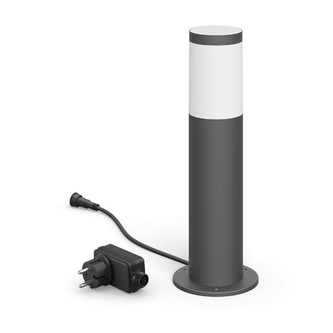 Venkovní sloupkové Low Voltage LED svítidlo 1x6W 600lm 2700K IP44 nestmívatelné, antracitové