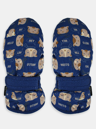 NOVITI RN042-B-01 Rękawiczki narciarskie 1P chłopięce hello 12