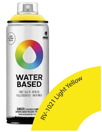 Farba w sprayu 400ml Waterbased Rv-1021 Light Yellow, MTN Colors