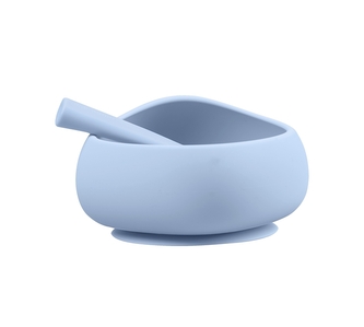 Mombella 01518 Miseczka  z Przyssawką i Łyżeczką Light Blue