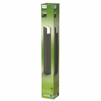 Arbour UltraEfficient venkovní sloupkové LED svítidlo 3,8W 800lm 3000K IP44 77cm, antracit