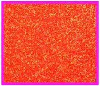 Pianka artystyczna Mikroguma opalizująca 20x30cm op. 5 ark. pomarańczowa, Galeria Hobby