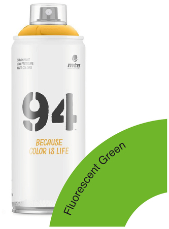 Farba w sprayu 400ml 94 Fluor Green, MTN Colors
