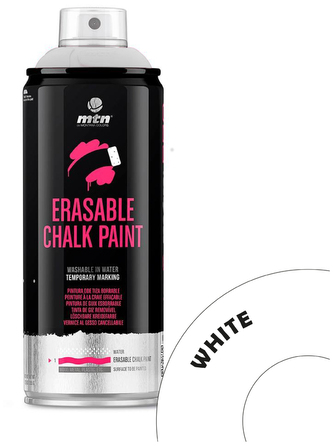 Farba w sprayu 400ml Erasable Chalk Paint White, MTN Colors