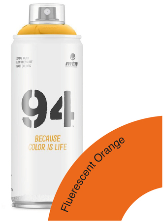 Farba w sprayu 400ml 94 Fluor Orange, MTN Colors