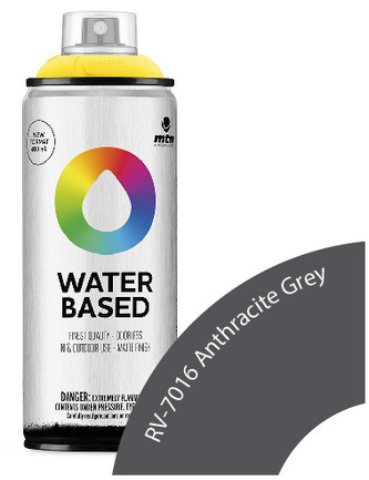 Farba w sprayu 400ml Waterbased Rv-7016 Neutral Grey Dark, MTN Colors
