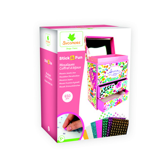 Stick & Fun mozaika - 3D šperkovnice