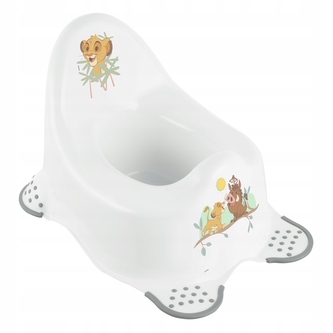 KEEEPER ADAM LION KING Nocnik z funkcją antypoślizgową biały