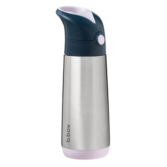 Termoska na pití s brčkem 500 ml - indigo/růžová Termoska na pití s brčkem 500 ml - indigo/růžová