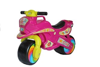 Jeździk biegowy Motorek różowy