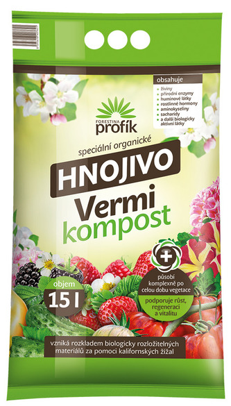 Hnojivo Profík - Vermikompost - 15 l